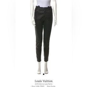 Louis Vuitton Leather Pants
